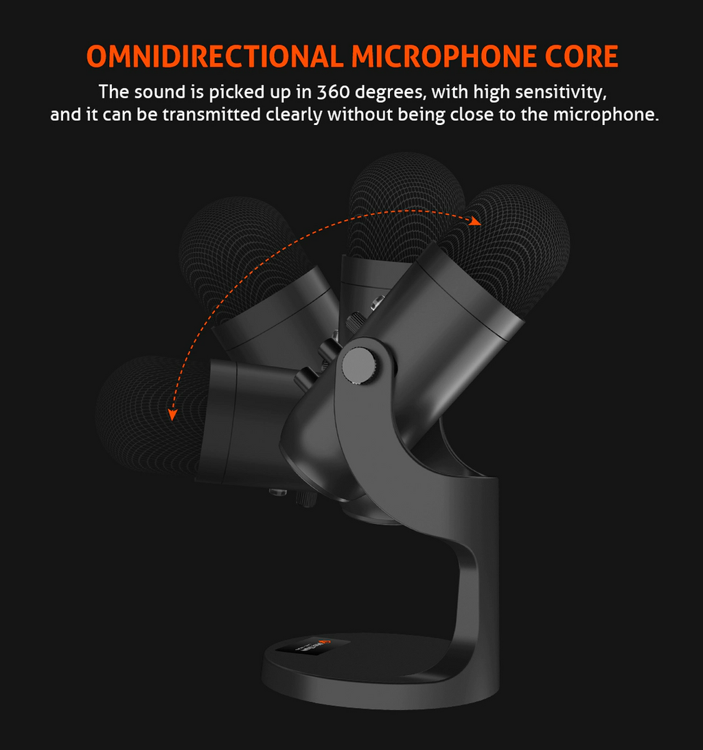 Meetion MC20 Professional Wired Conference Gaming Microphone