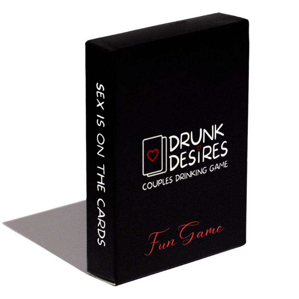 Drinking Card Game Drunk Desires Couples Games - Black