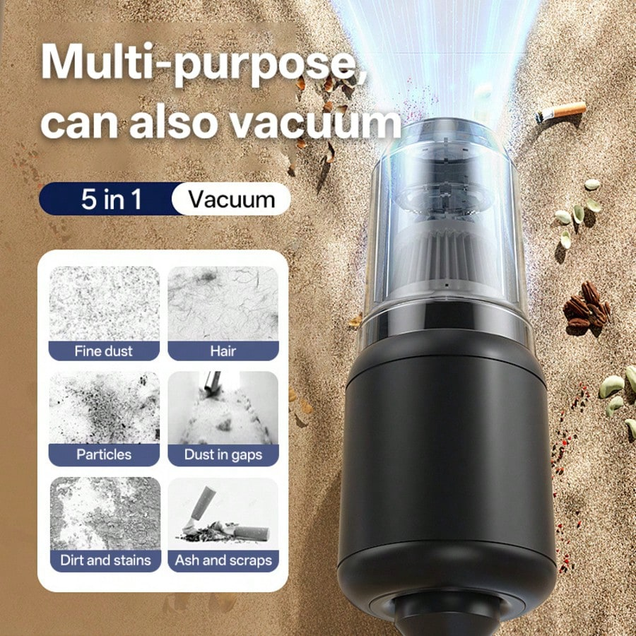 5 in 1 Cordless Window Vacuum Cleaner Set 2000mAh