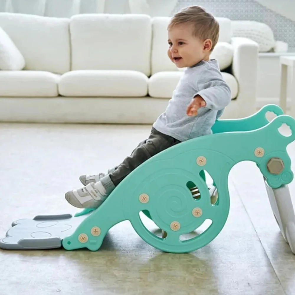 3-in-1 Basketball Slide Playset
