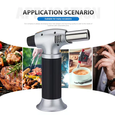 Cigar And chef Lighter Blue Flame Butane Gas
