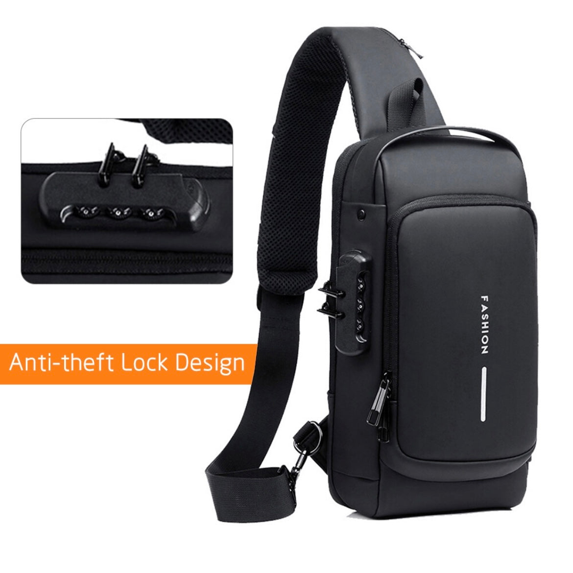 Shoulder Backpack With Code