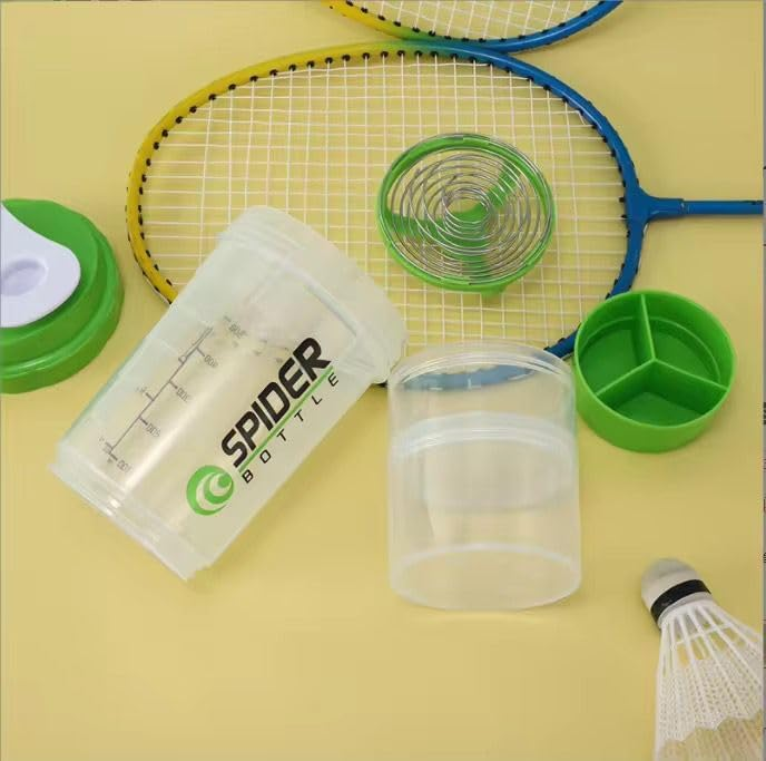 3 In 1 Spider Shaker Bottle 500ml Random Color