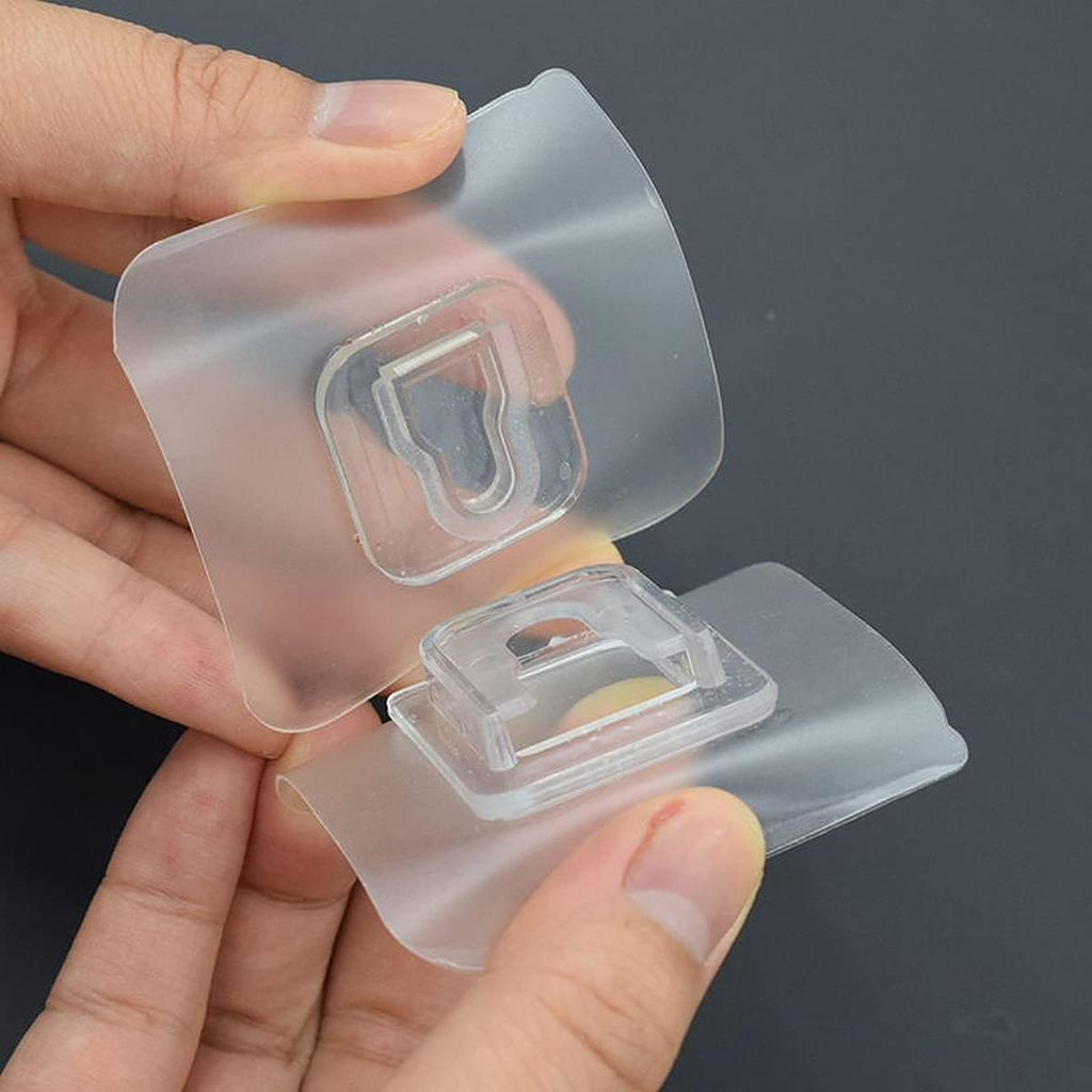 Self Adhesive Hooks Tape (10 Pairs)