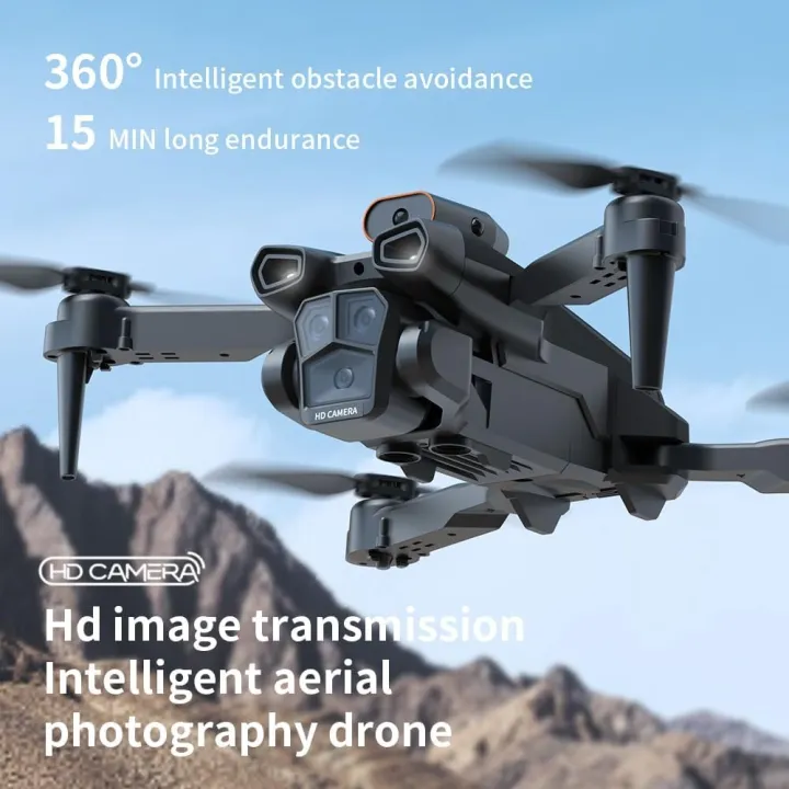 DM-90 Drone With Dual Camera Wide Angle Optical Flow Quadcopter