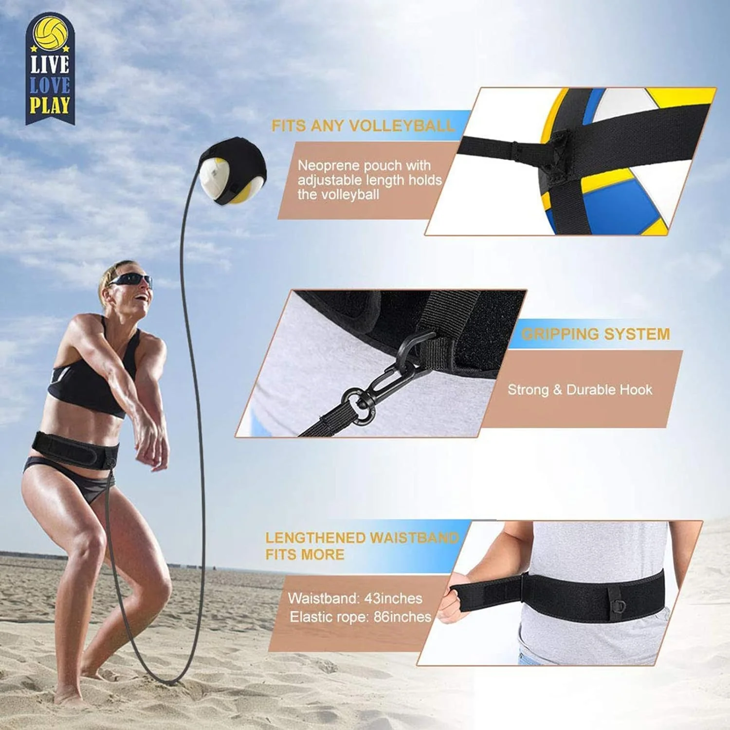 Professional Football Kick Throw Solo Practice Training Aid