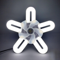 Socket Ushaped Fan Light – Small Ceiling Fan with Integrated LED Lighting