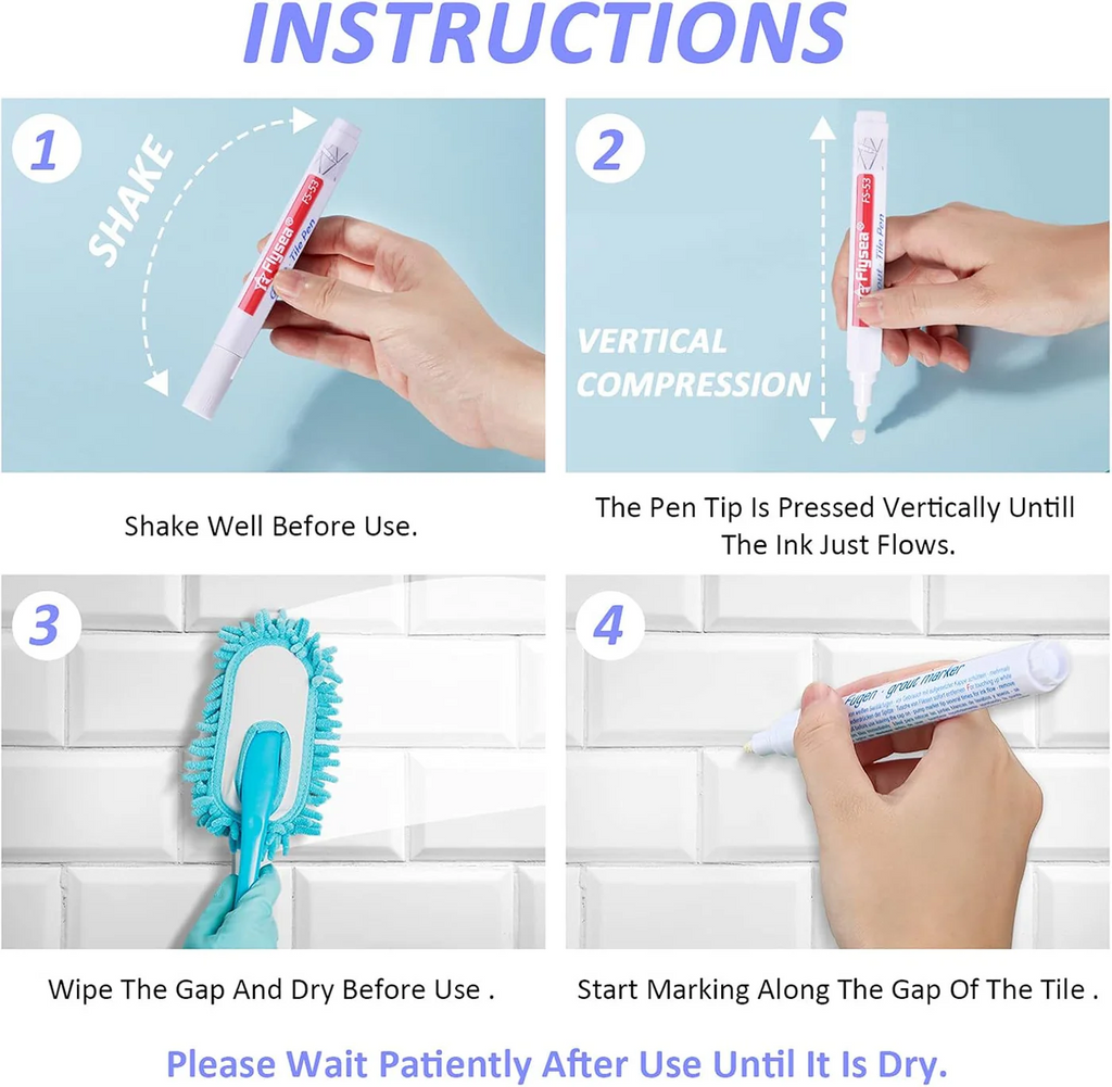 Tile Line Restorer Pen
