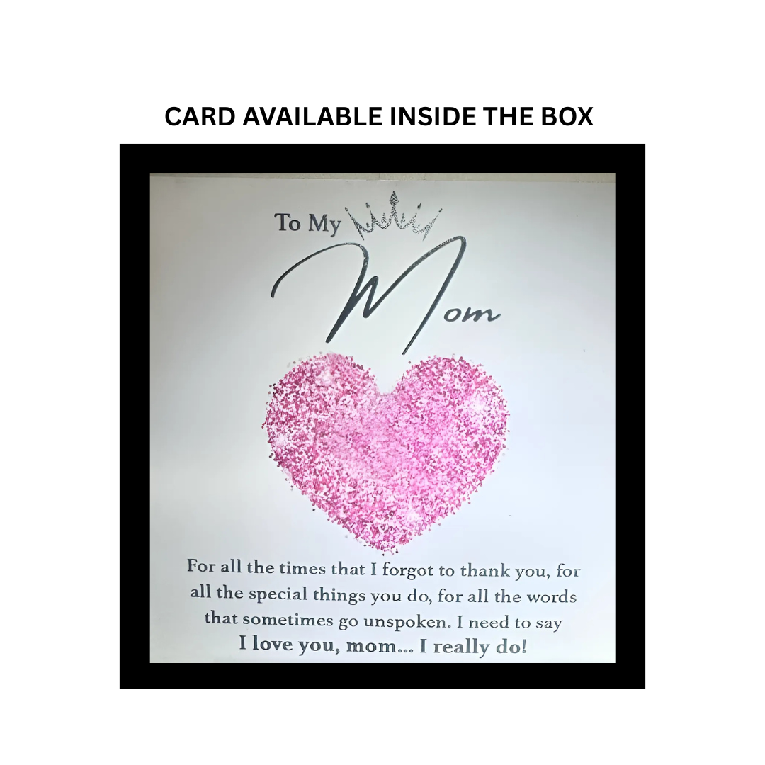 Love Knot Pendant for Her, Necklace with Message Card, Couple Jewelry Mom Note Gift