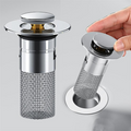 Universal Bathroom Sink Drain Stopper Double layer filtration