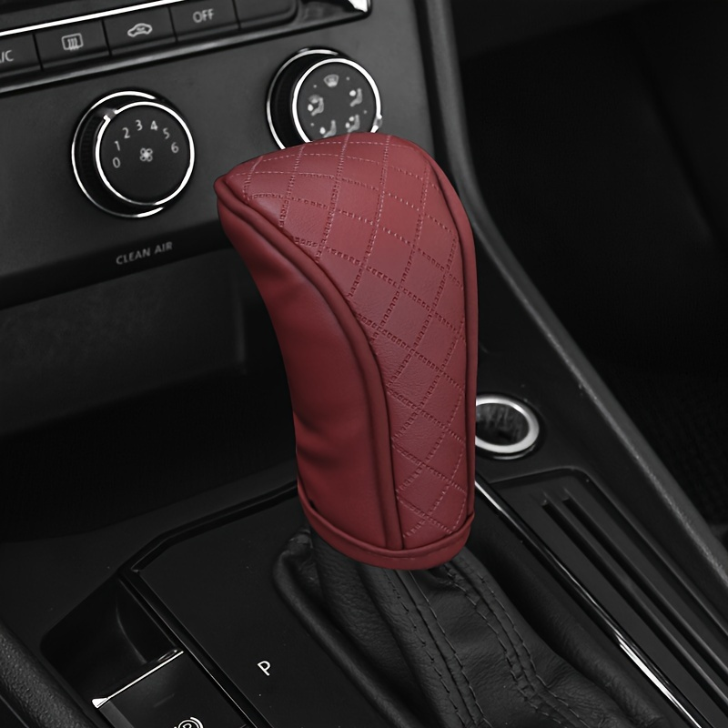 Universal  Leather Car Gear Knob Cover Anti Slip Cover Vitesse