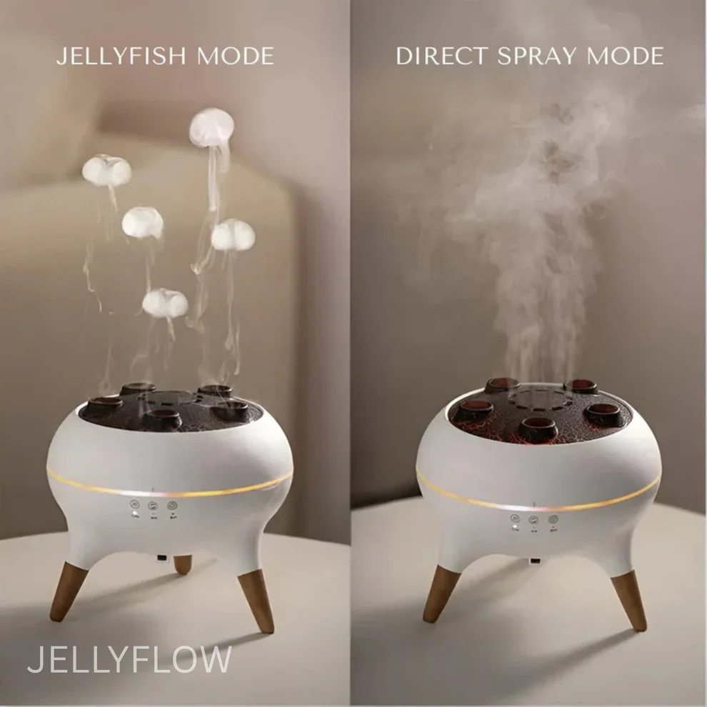 Jellyfish Essential Oil Diffuser – Mood Light, Mist & Remote Control