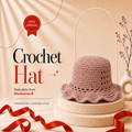 Handmade Crochet Scalloped Bucket Hat