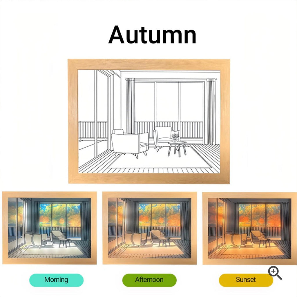 Rechargeable 3D LED
Frame Lamps