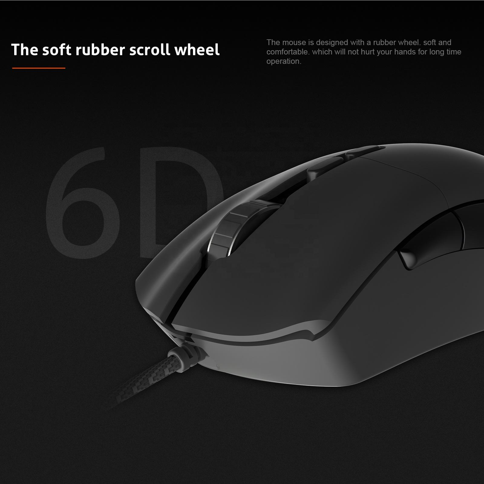 MEETION GM20 Optical Silent Wired Gaming Mouse
