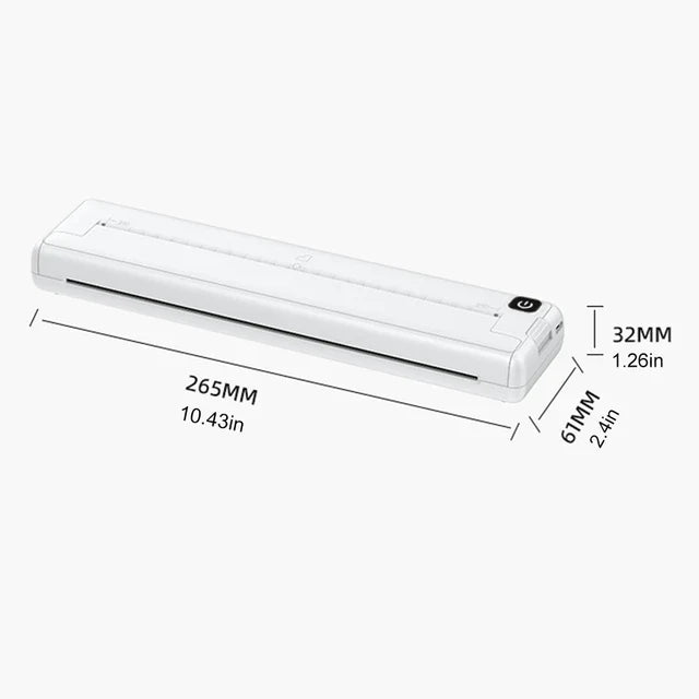 Portable Bluetooth Thermal Printer A4