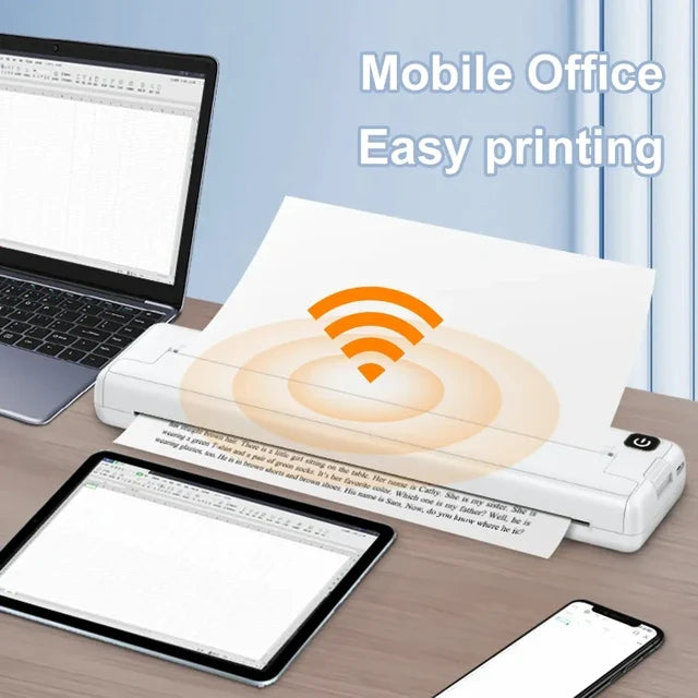 Portable Bluetooth Thermal Printer A4