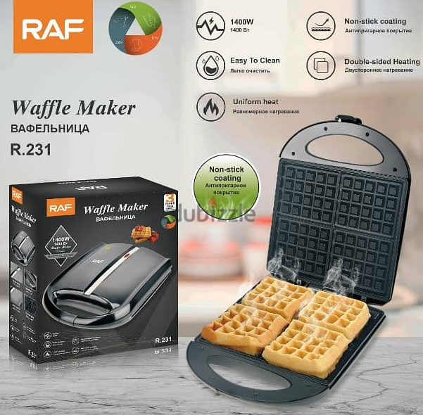 Raf Waffle maker 1500W R2290H R521 r2580