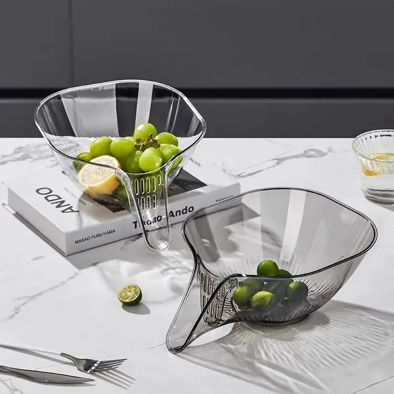 Basket Bowl Multifunctional Vegetable Washing Fruit Dry Wet
Separation Kitchen Tool
