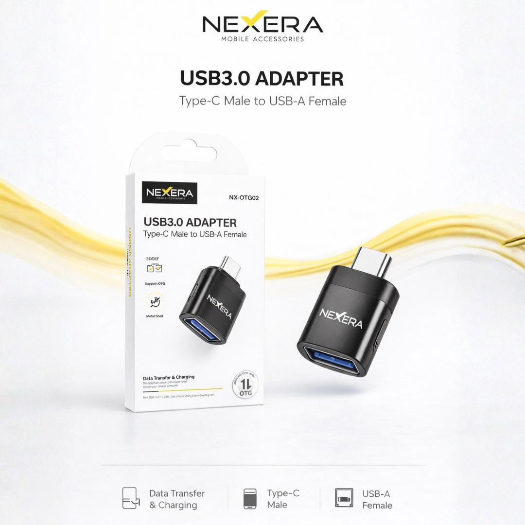 NEXERA Type-C to USB OTG Adapter