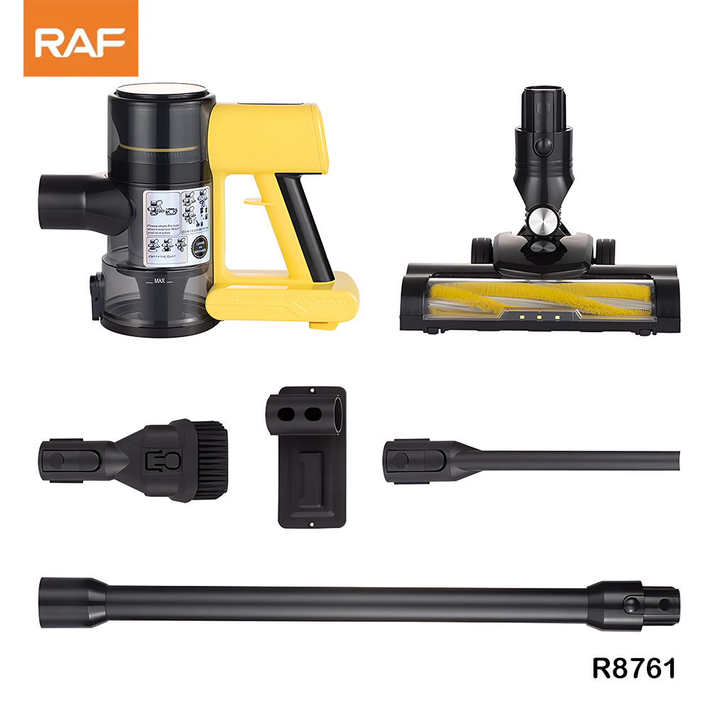 RAF Recheargable Cyclone Vacuum Cleaner – 2-in-1 Wet & Dry Cordless Cleaning R8761