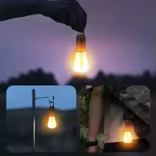 Portable Camping Lamp 600mAh LED with Hanging Portable Lighting Type C Charging Waterproof