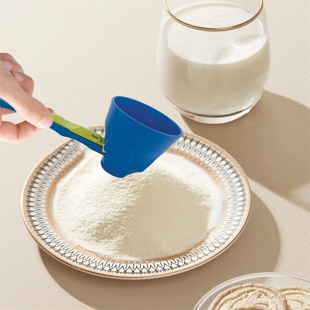Adjustable Fitness Measuring Spoon, Precision Portion Control Scoop For Protein Powder