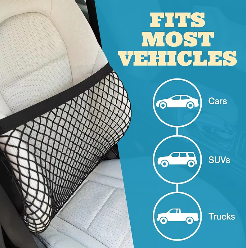Car Seat Net Organizer Rope