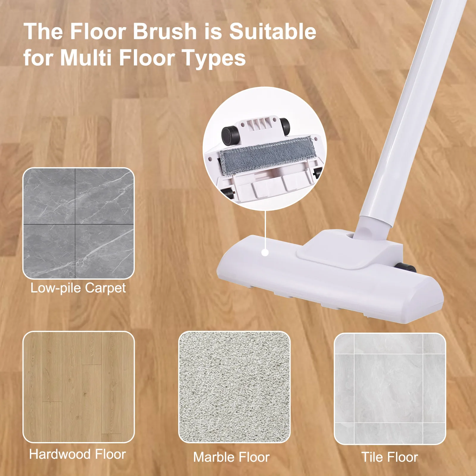 8500Pa Powerful Suction Cordless Handheld Vacuum Cleaner 120W