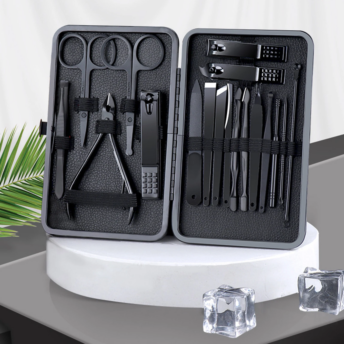 Manicure Set Nail Clippers Tools Household 18Pcs , Tool Kit for Men and Women