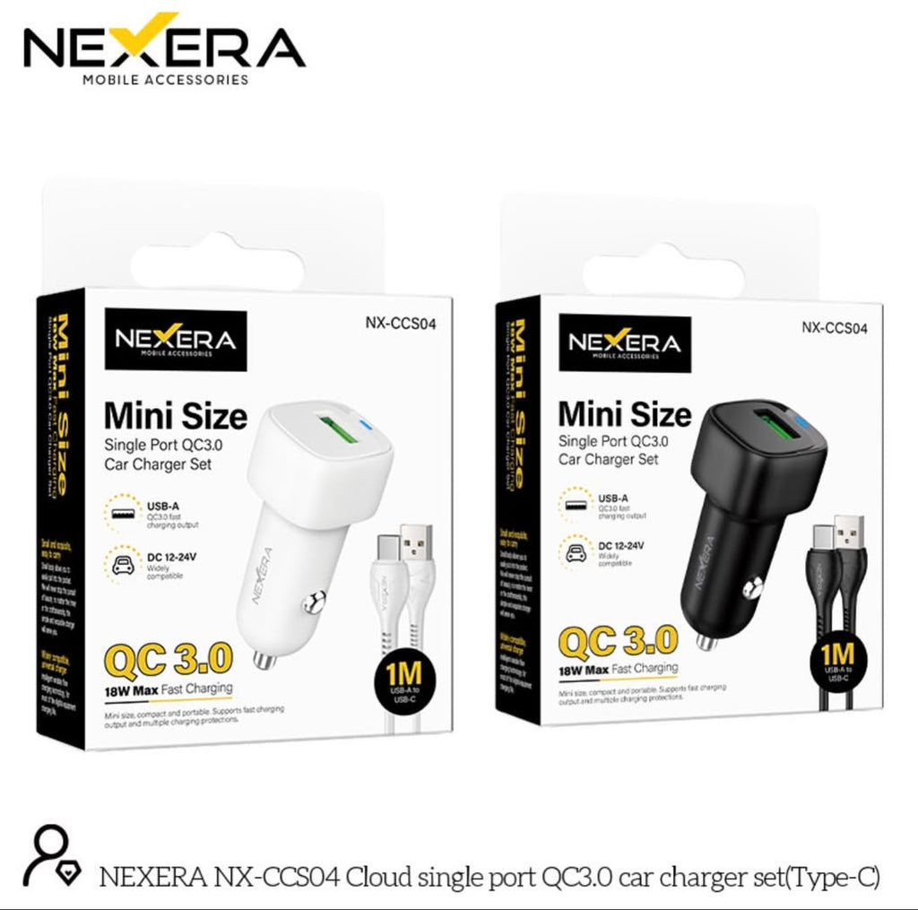 NEXERIA QC3.0 Car Charger NX-CCS