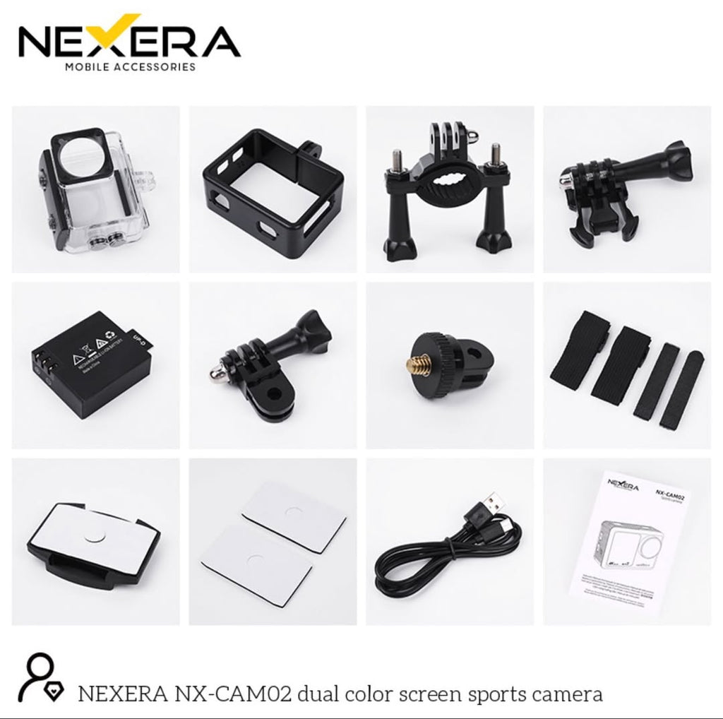NEXERA 4k Sports Action Camera NX-CAM02