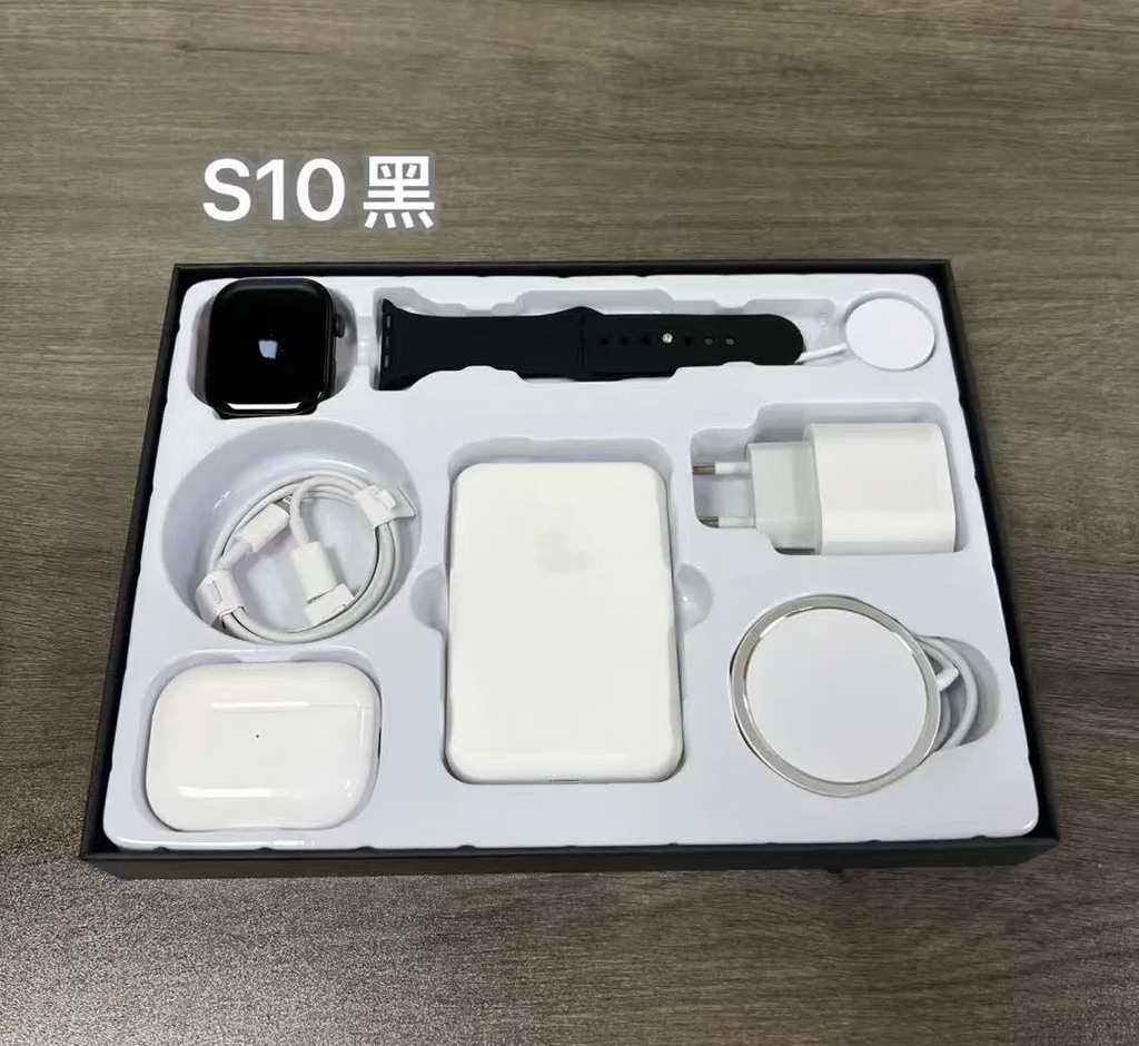 Pods PRO2 Smartwatch Earphone Magsafe Charger Gift Pack 20W Kit   Gift Pack (Watch + Audio + Charging Set)