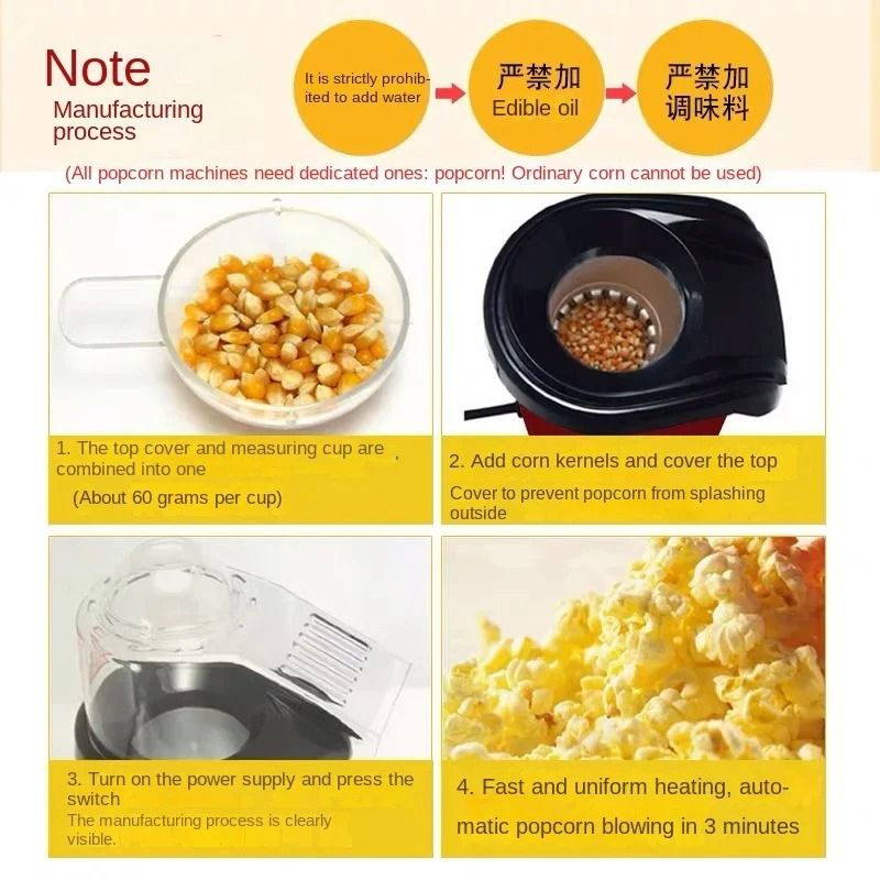 MINIJOY Popcorn Machine no oil