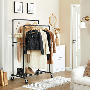 Premium Heavy-Duty Garment Rack – 60kg Capacity | Sleek, Sturdy & Space Organizer Clothes Hanger