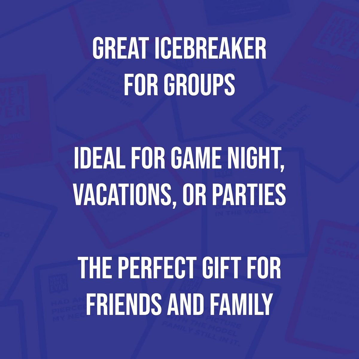 Never Have I Ever | Hilarious Family Card Game with Fun Questions & Crazy Stories Great for Game Nights & Parties