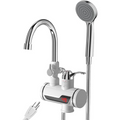 360° Rotating Electric Shower Water Heater Instant Hot Water Faucet with LED Display
