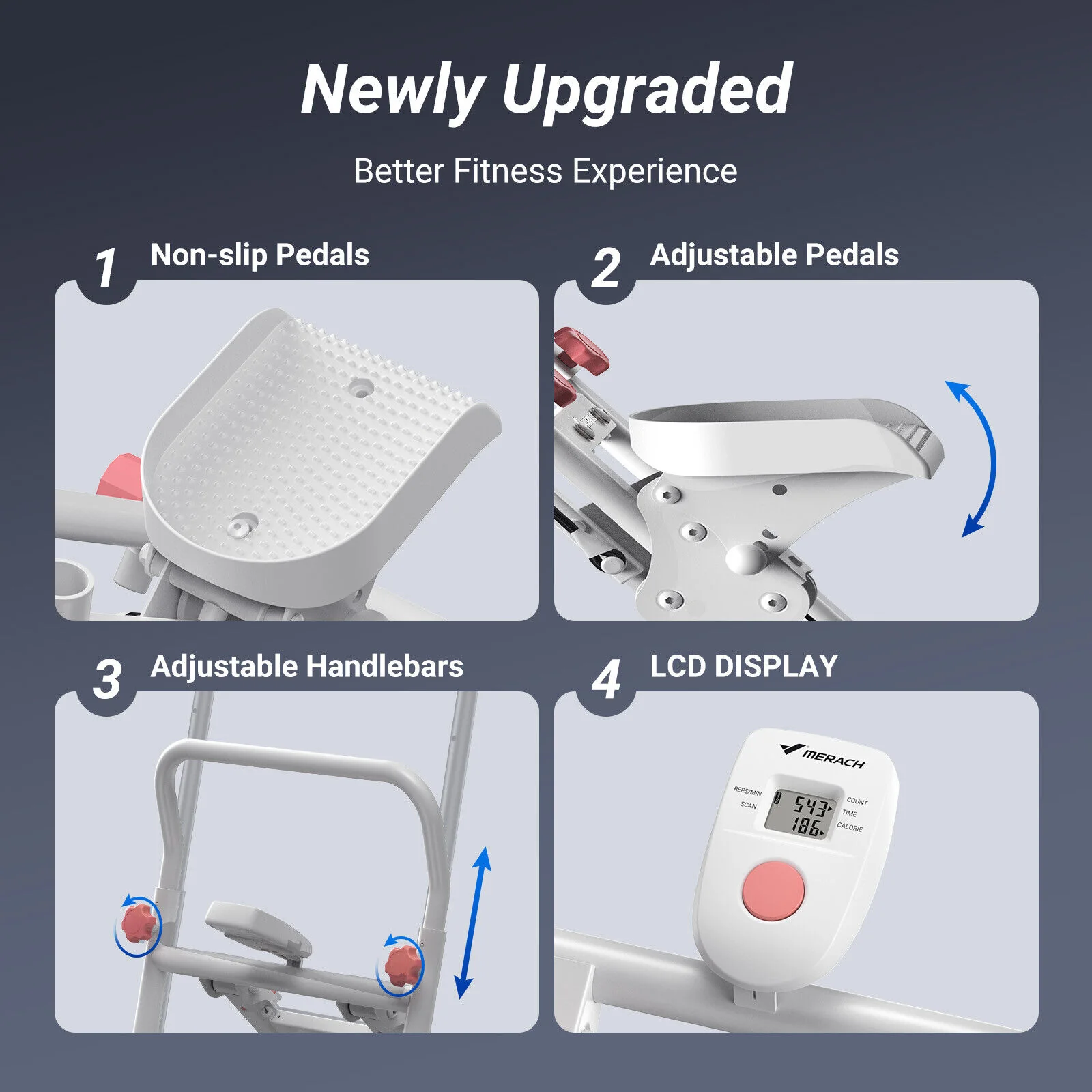 Foldable Stair Stepper Machine