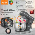RAF 3 in 1 Stand Mixer 1800w 6L Cake Bread Dough Mixer R6617