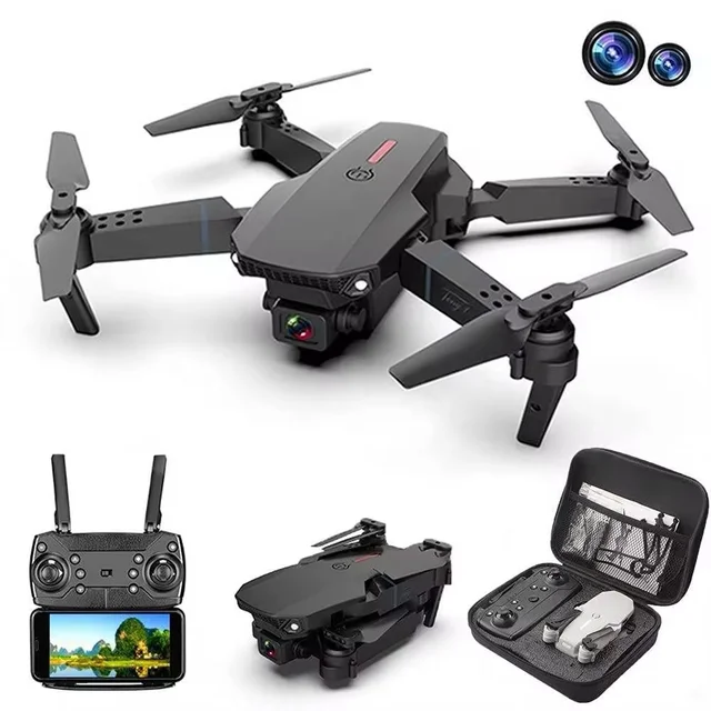 E88 DRONE with Dual 4K HD Camera Wide-Angle Lens