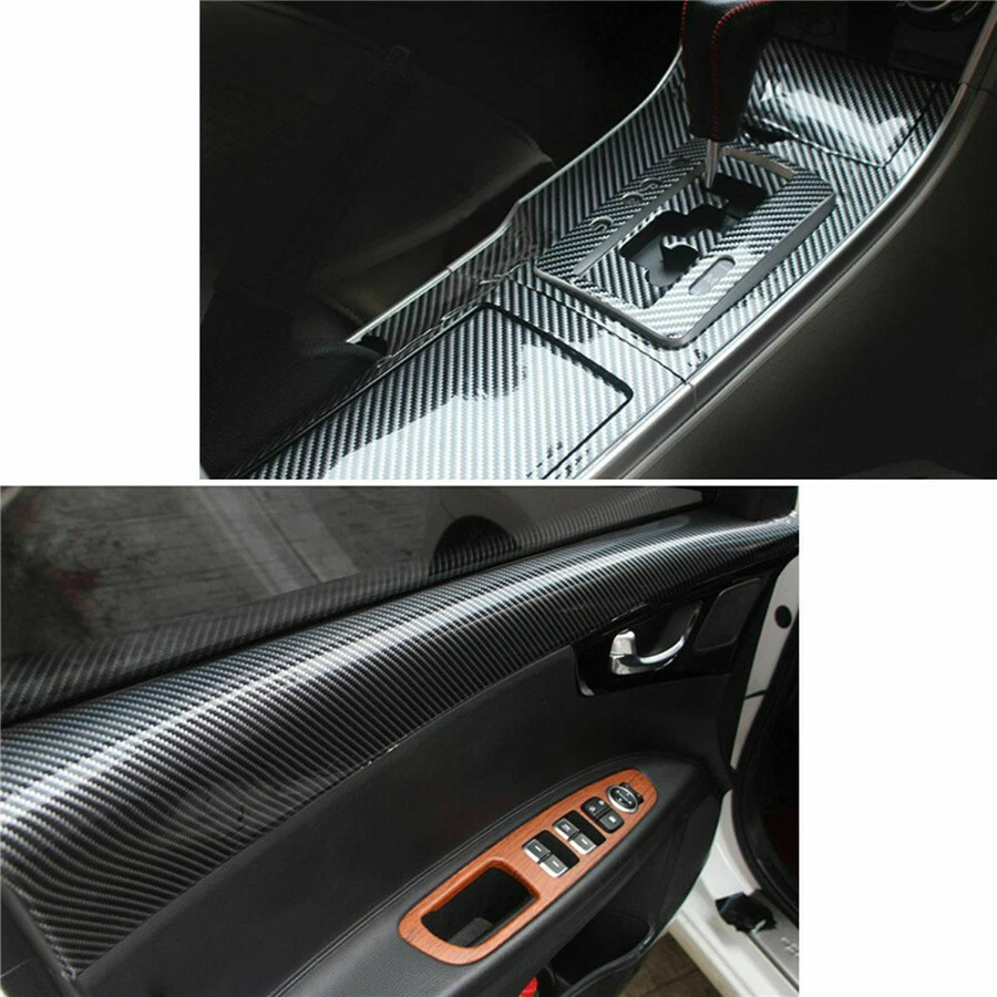 7D Carbon Fiber Vinyl Wrap, Self Adhesive Film, Waterproof Wrap Roll