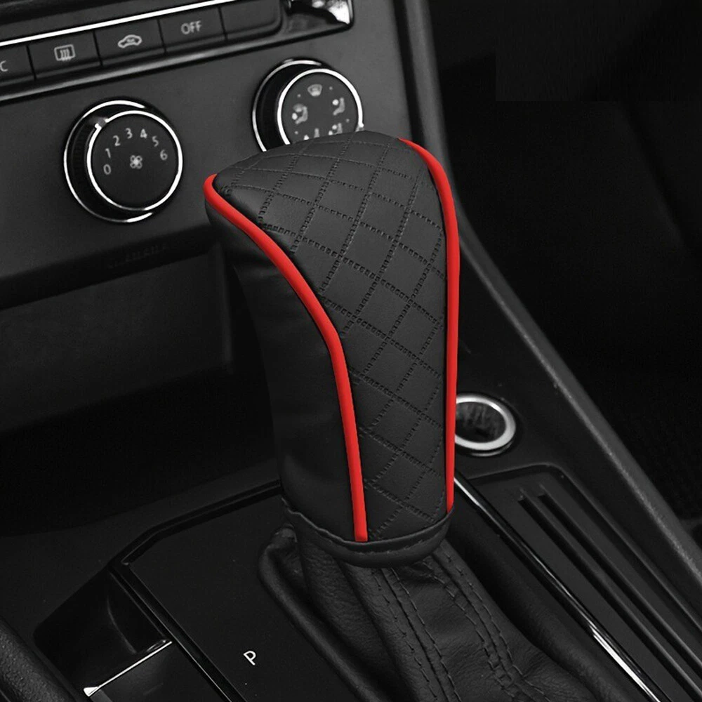 Universal  Leather Car Gear Knob Cover Anti Slip Cover Vitesse